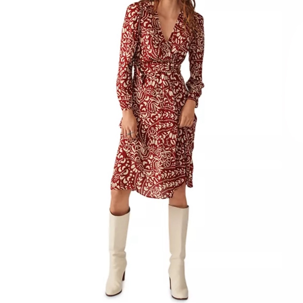 Ba&sh Kodile Midi Dress, Size S